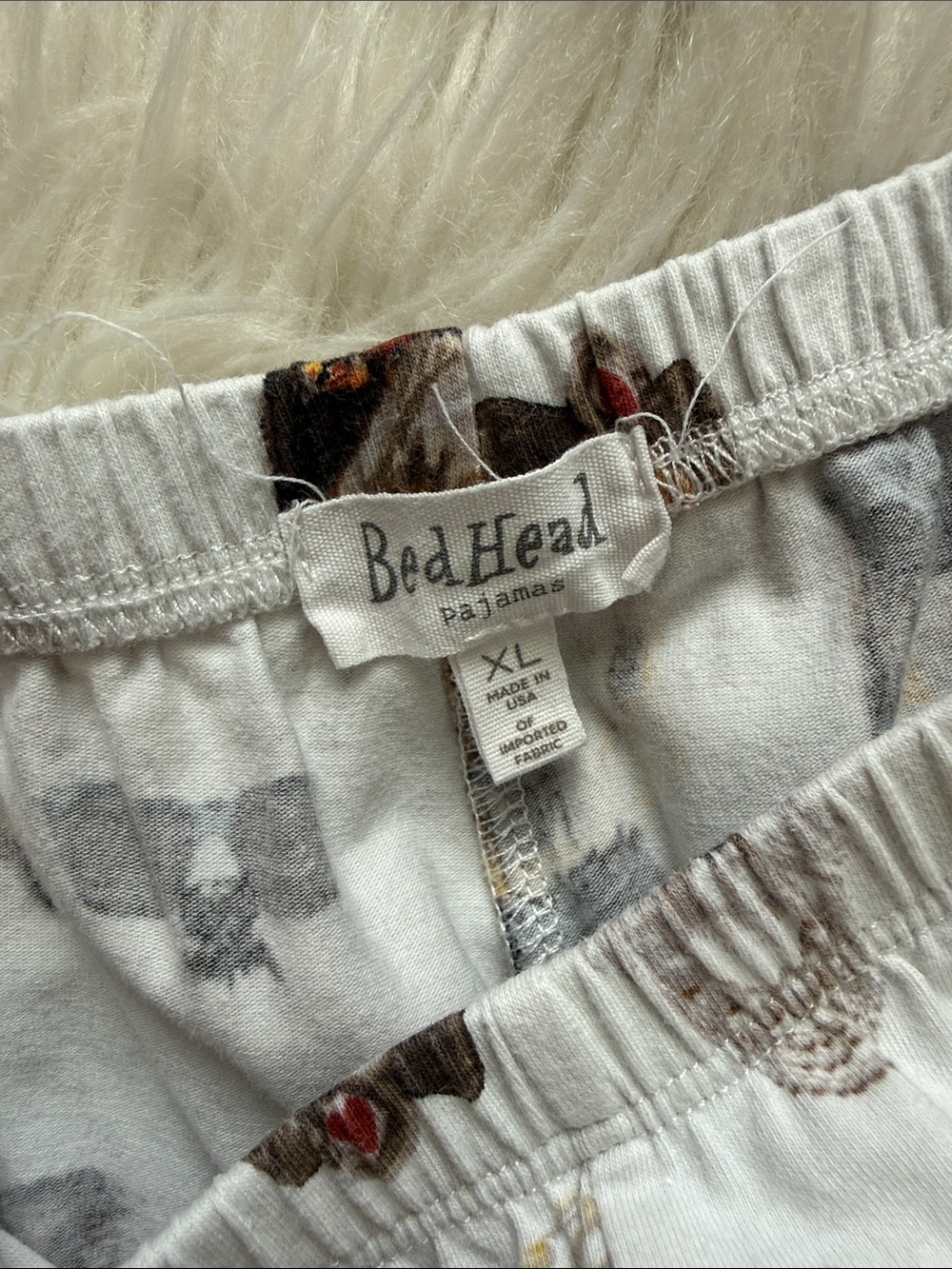 BedHead 2 piece Set Pajamas with Dogs Print Size XL - Picture 11 of 12
